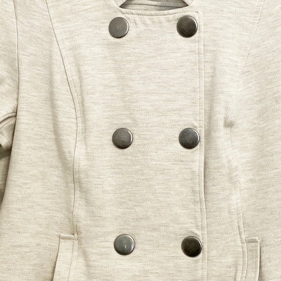 CAbi Jackets & Coats Cabi 328 Charlie Heather Oatmeal Jacket Large Poshmark